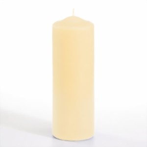 Bild von Stumpenkerze 200 mm creme
