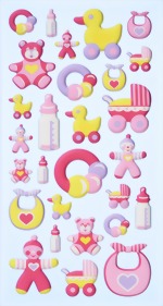 Bild von CREApop Softysticker "Baby Girl"
