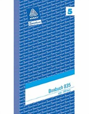 Bild von Bonbuch 300 Bons mit Kellner-Nr. 1-6, grün
