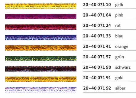 folia Holographie-Folie selbstklebend 40cm x 1m Regenbogen online bestellen