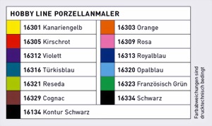 Bild von Hobby Line Porzellanmaler 160°C
