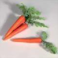 Bild von Karotte mit grünem Kraut
