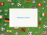 Bild von Motiv-Passepartout "Fußball" 18 x 24 cm
