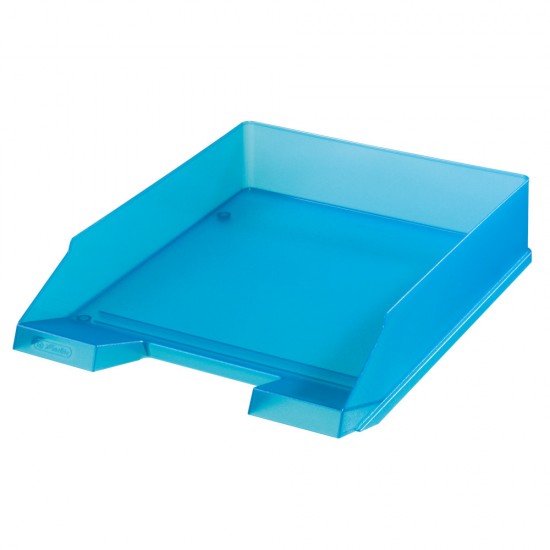 Bild von HERLITZ Briefkorb A4-C4 classic türkis transl.