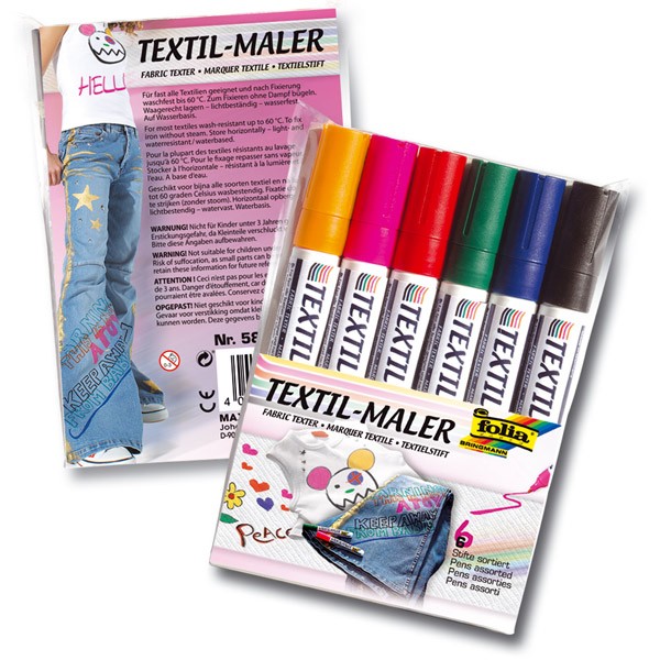 Bild von FOLIA Textilmarker-Set