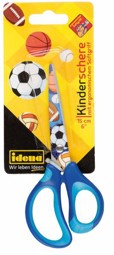Bild von IDENA Kinderschere Motiv "Bälle" blau