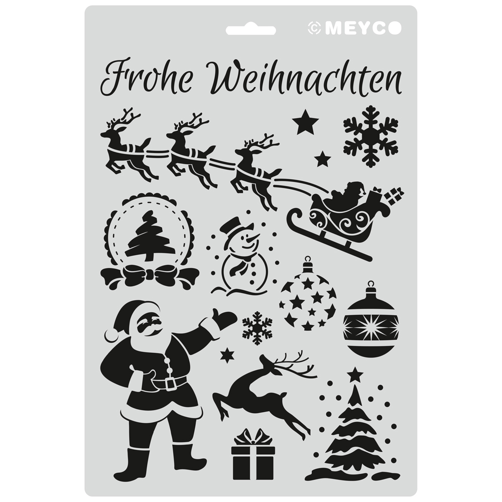 Bild von MEYCO Schablone "Weihnachten"