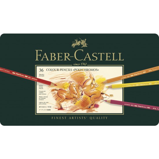 Bild von FABER-CASTELL Künstlerfarbstift Polychromos, 36er Metalletui