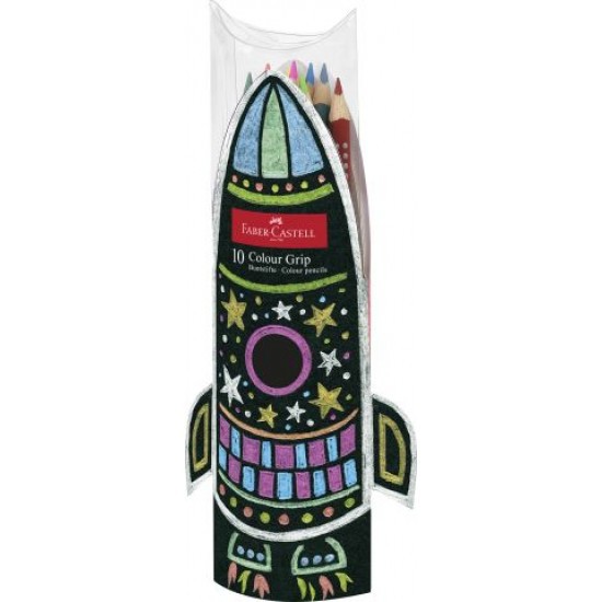 Bild von FABER-CASTELL Geschenkset Colour Grip "Rakete"