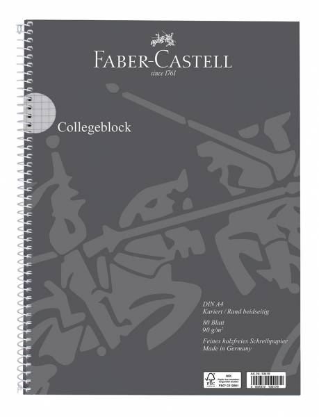 Bild von Faber-Castell Collegeblock A4 kariert