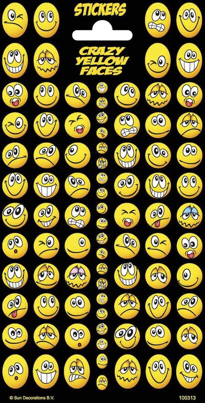 Bild von Haza Original Aufkleberbogen Smileys