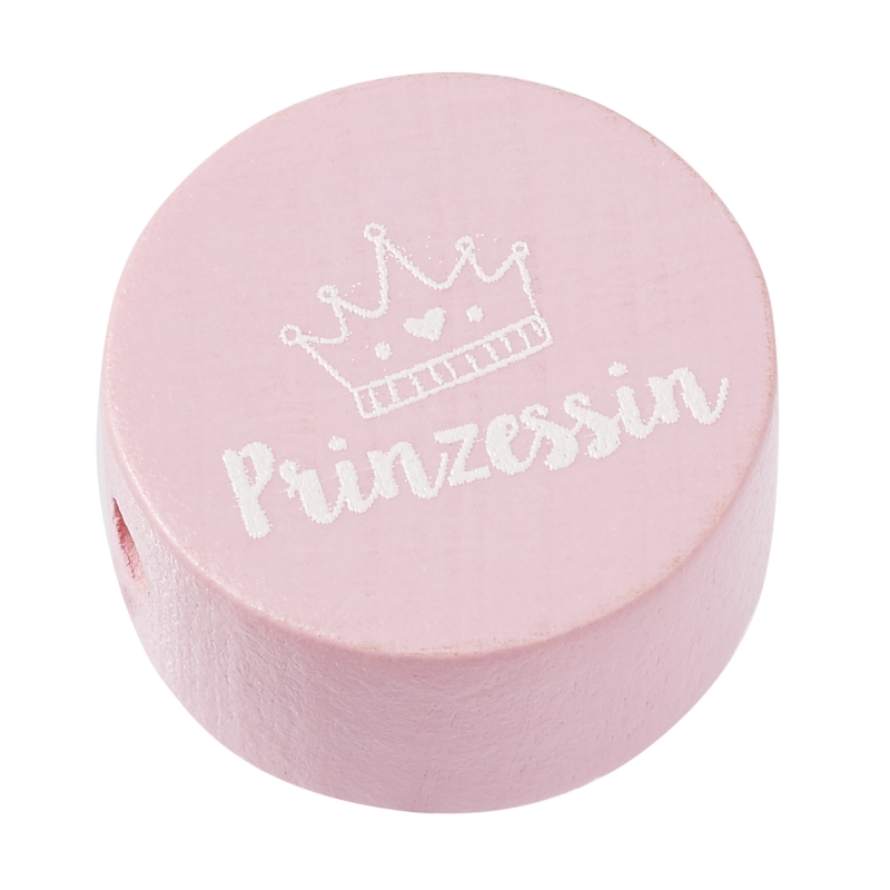 Bild von Schnulli-Scheibe "Prinzessin" rosé