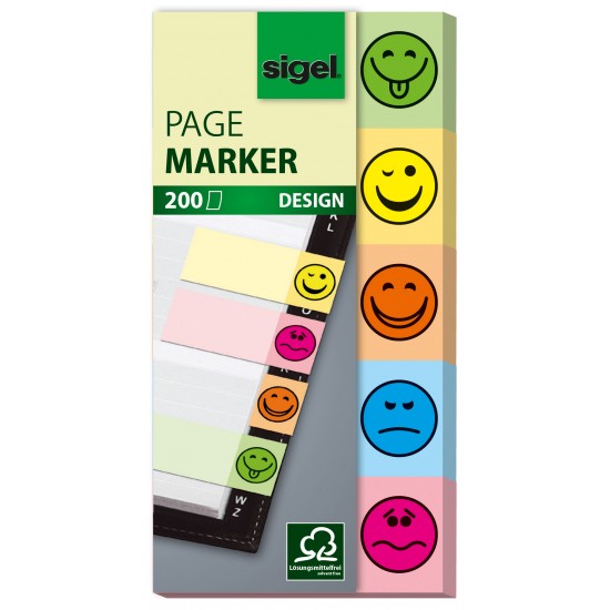 Bild von SIGL Haftmarker Papier Smile