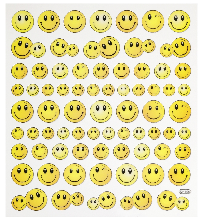 Bild von Hobby-Design Sticker "Smiley"