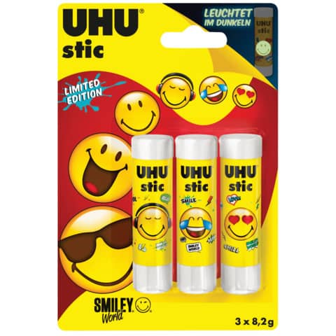 Bild von UHU Klebestift stic  Smiley Edition