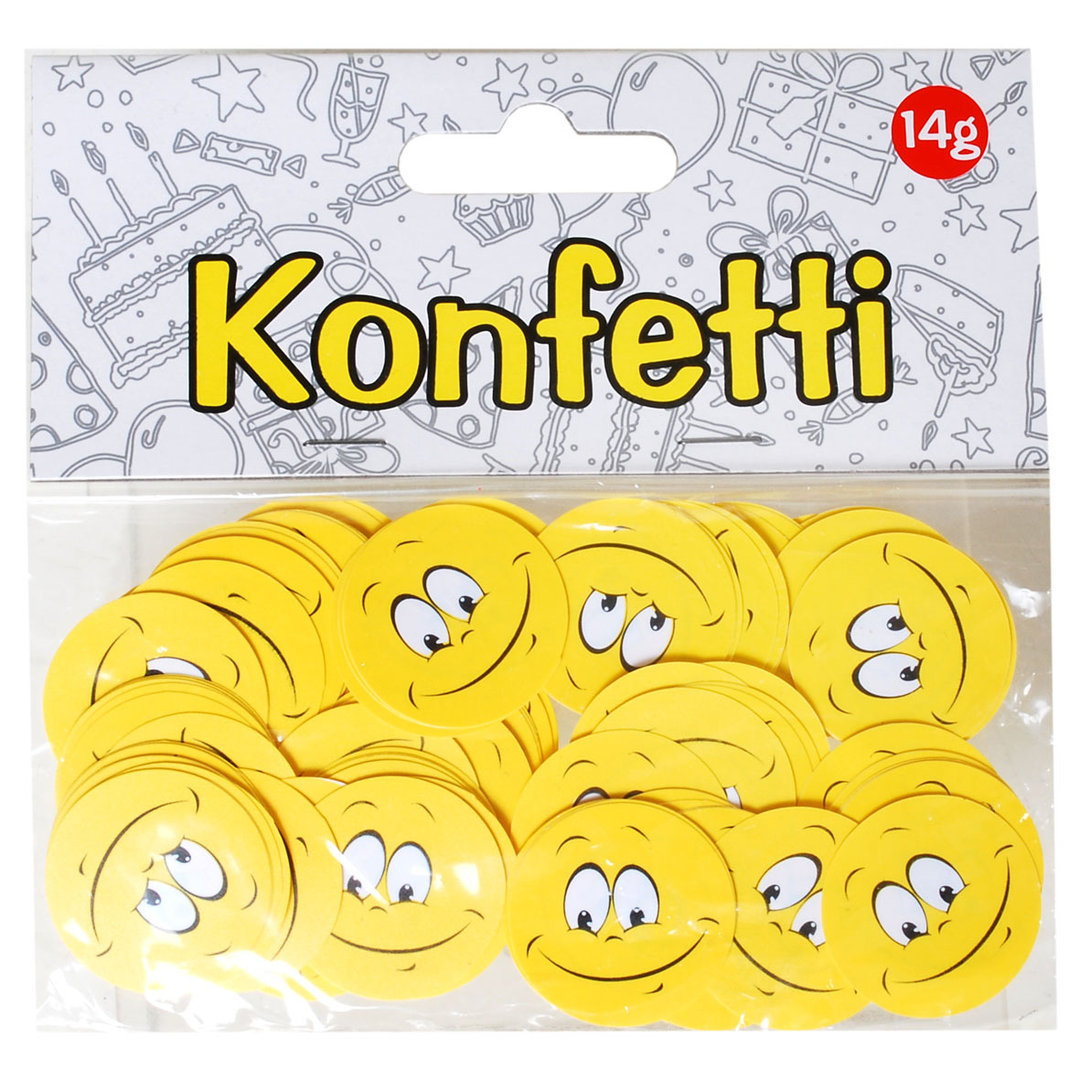 Bild von Konfetti "Smile-Face"