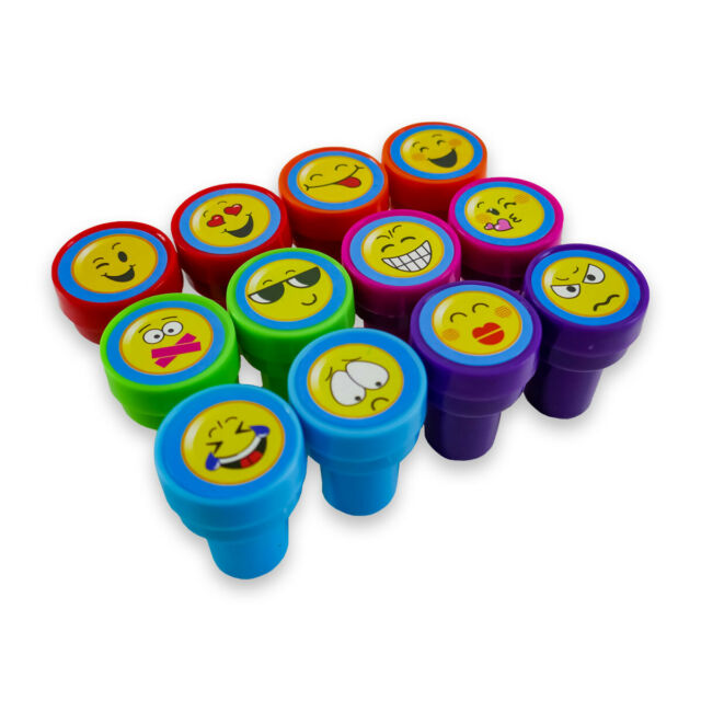 Bild von Stempelset mit Smileys