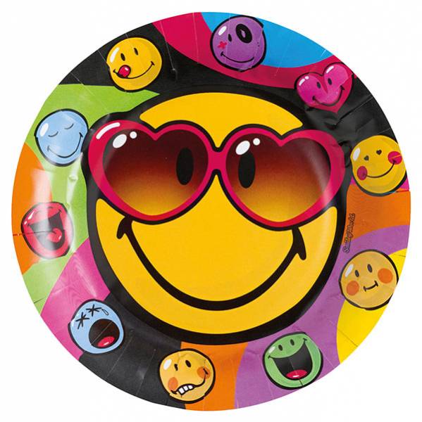 Bild von AMSCAN Pappteller Smiley Express Yourself