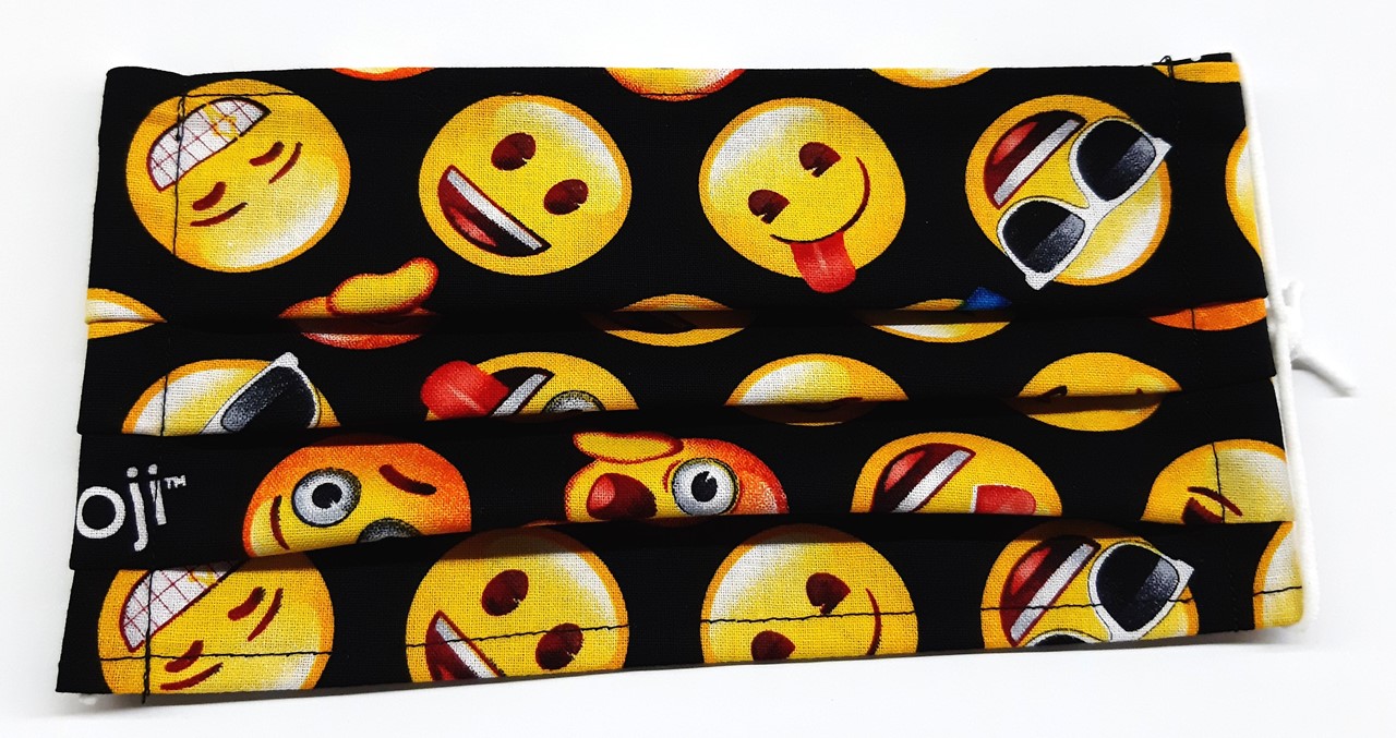 Bild von Behelfs-Mund-Nasenschutz "Classic The Emoji Party" 