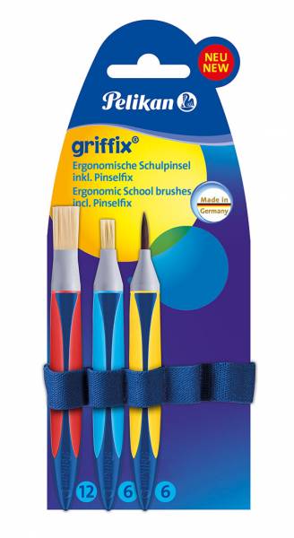 Bild von PELIKAN griffix Schulpinsel-Starter-Set, 3-teilig