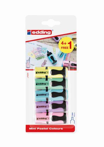 Bild von edding Mini Highlighter Textmarker pastell