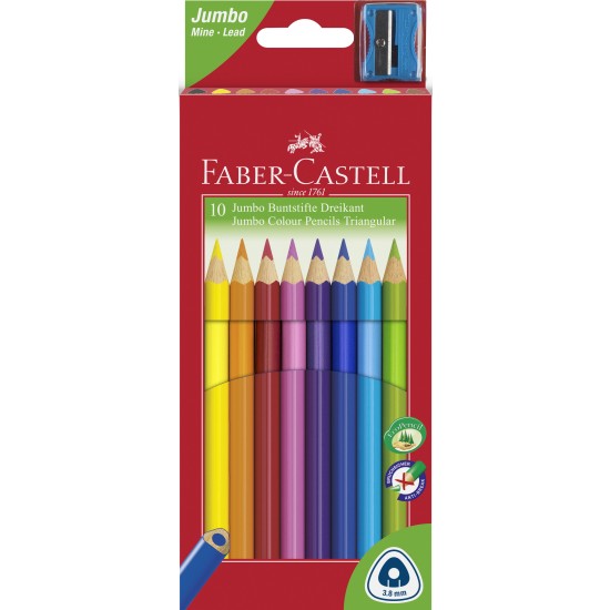 Bild von FABER-CASTELL Dreikant-Buntstifte Jumbo