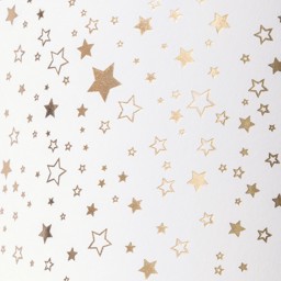 Bild von HEYDA Motivkarton "Sterne"  rosegoldfarben glänzend