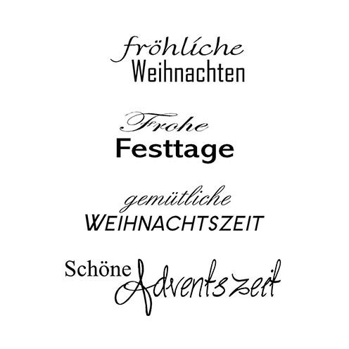 Bild von Stempel Clear "Weihnachten 11"