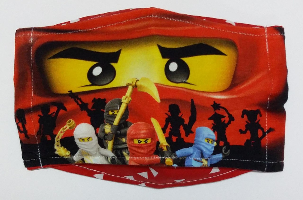 Bild von Kopie von Behelfs-Mund-Nasenschutz " Ninjago"