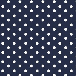 Bild von Baumwolle Design "Dots" dunkelblau
