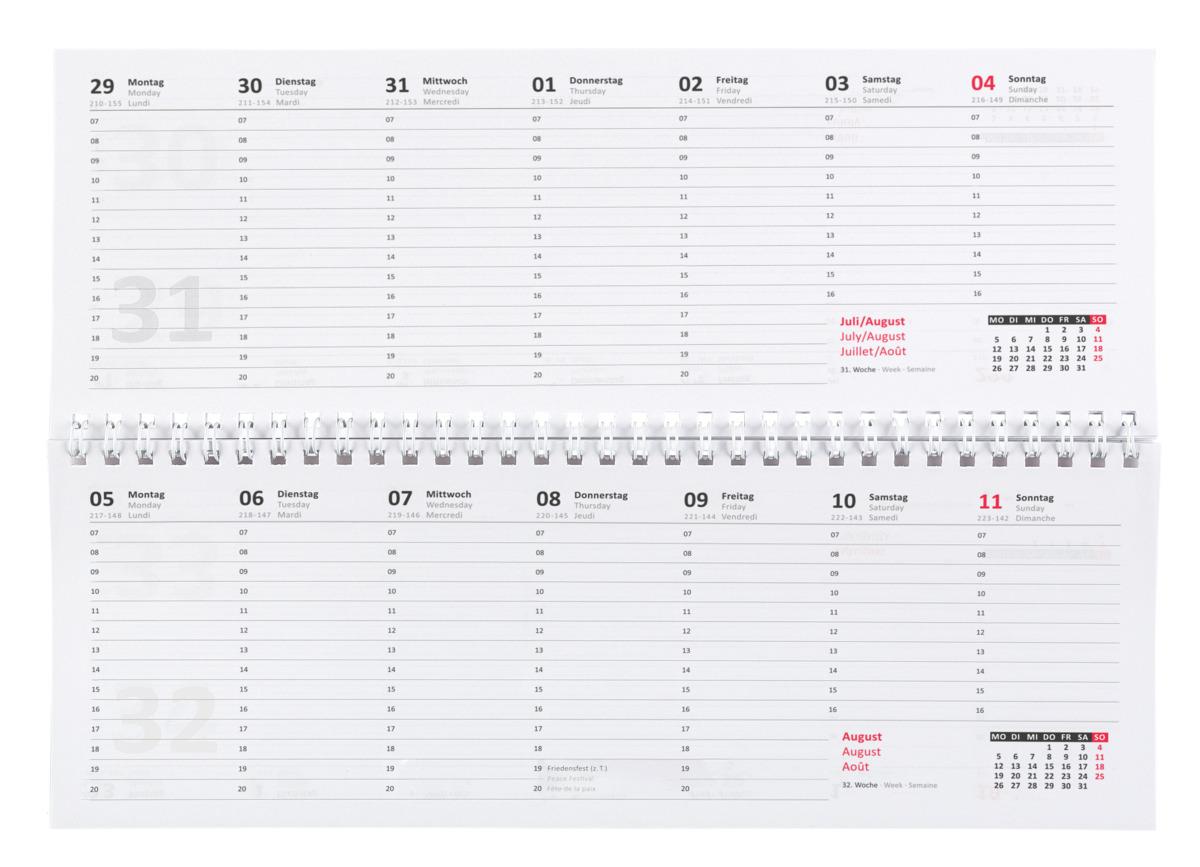 Reiner`s KREATIV & Paperland. Tischkalende