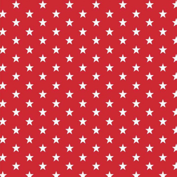 Bild von Baumwolle Design "Petit Stars" rot