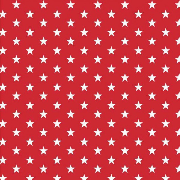 Bild von Baumwolle Design "Petit Stars" rot