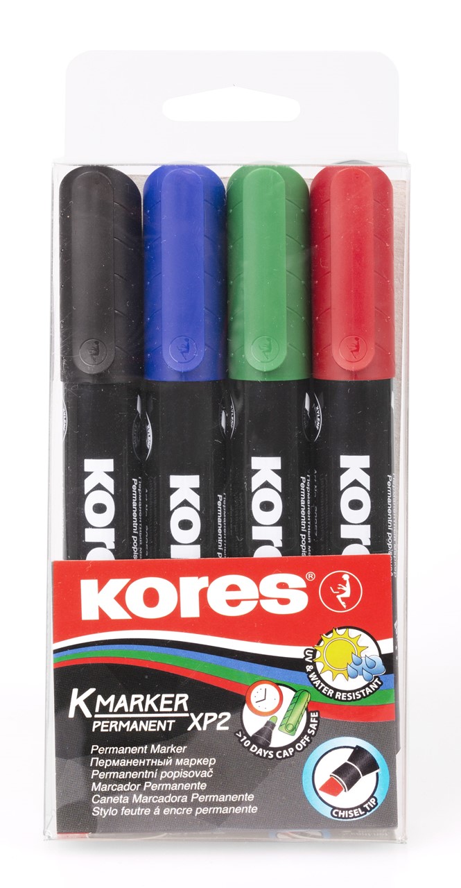 Bild von Kores Permanent-Marker "K MARKER" mit Keilspitze